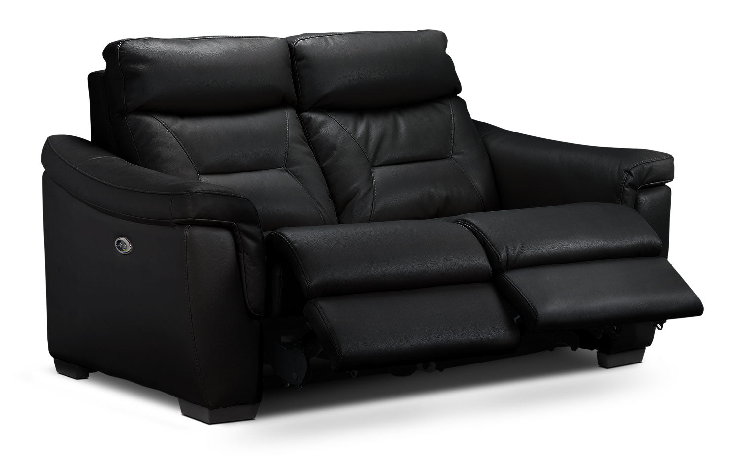 Ralston Power Reclining Loveseat - Black