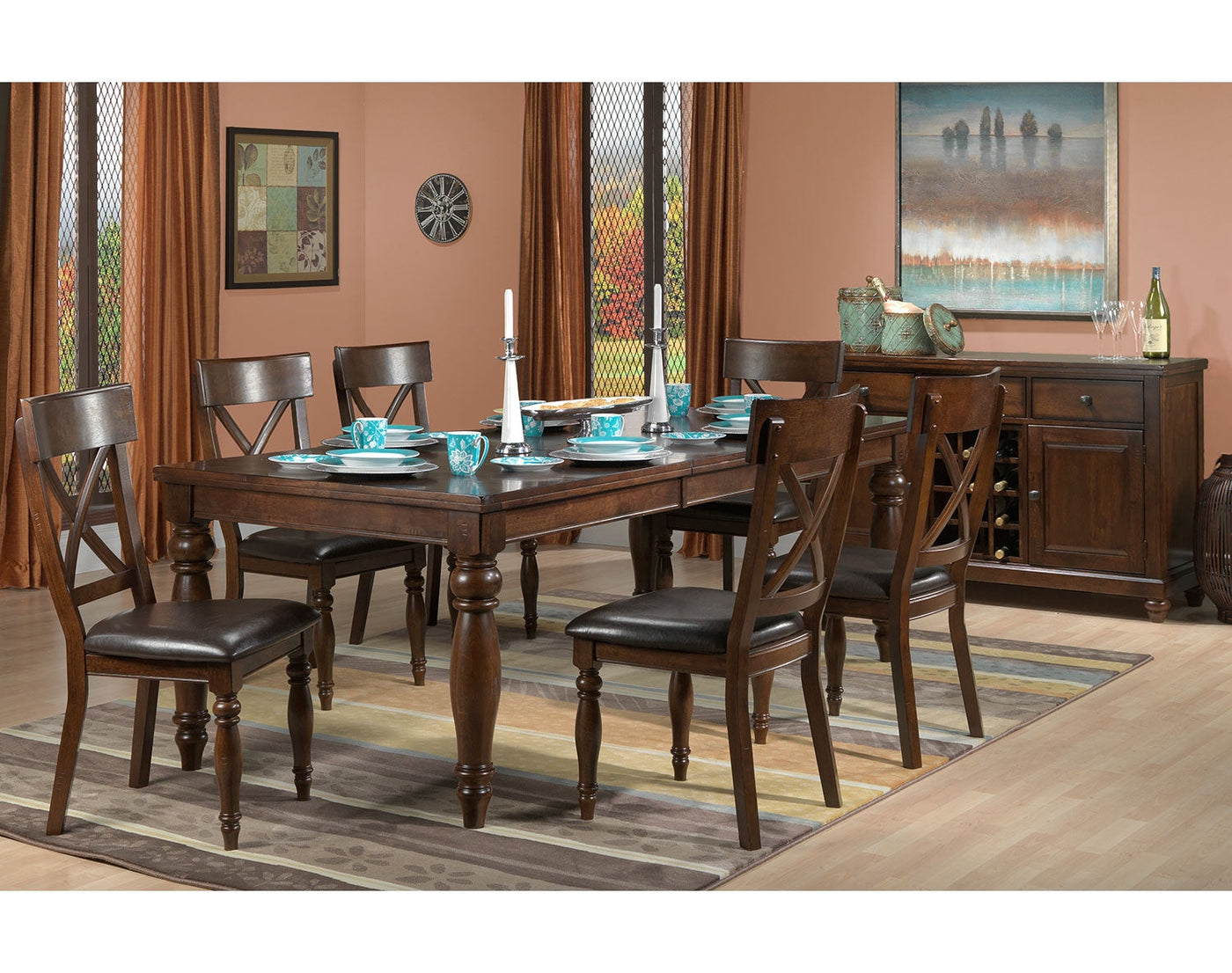Kingstown Extendable Dining Table - Chocolate