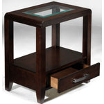Felicia 24" End Table - Espresso