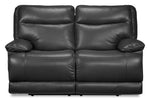 Lanette Power Reclining Loveseat - Smoke Grey