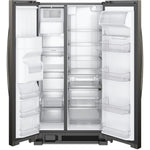 Whirlpool Black Stainless Steel Side-by-Side Refrigerator (25 Cu. Ft.) - WRS325SDHV