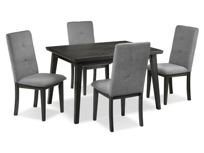 Carson 5-Piece Dining Set - Grey