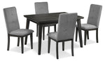 Carson 5-Piece Dining Set - Grey