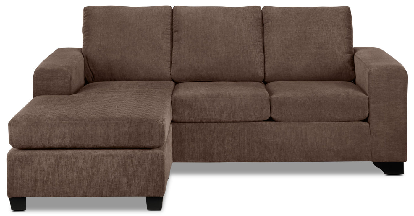 Fava Chaise Sofa - Light Brown