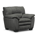 Kelleher Sofa and Chair Set - Charcoal