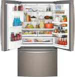 GE Profile Slate French Door Refrigerator (22.1 Cu. Ft.) - PYE22PMKES