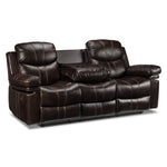 Barcelona II Reclining Sofa - Dark Brown