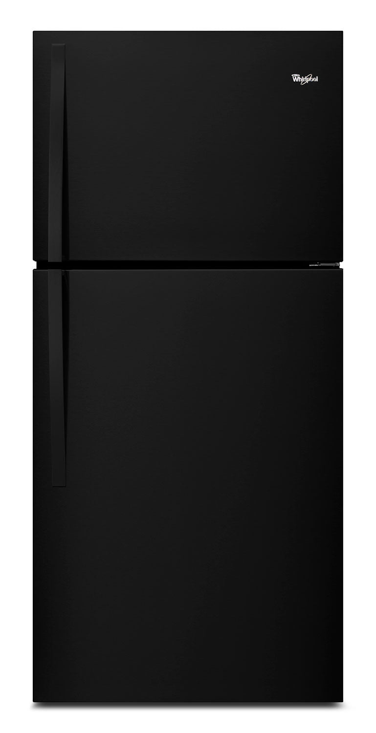 Whirlpool 30" 19.2 Cu. Ft. Black Top-Freezer Refrigerator - WRT519SZDB