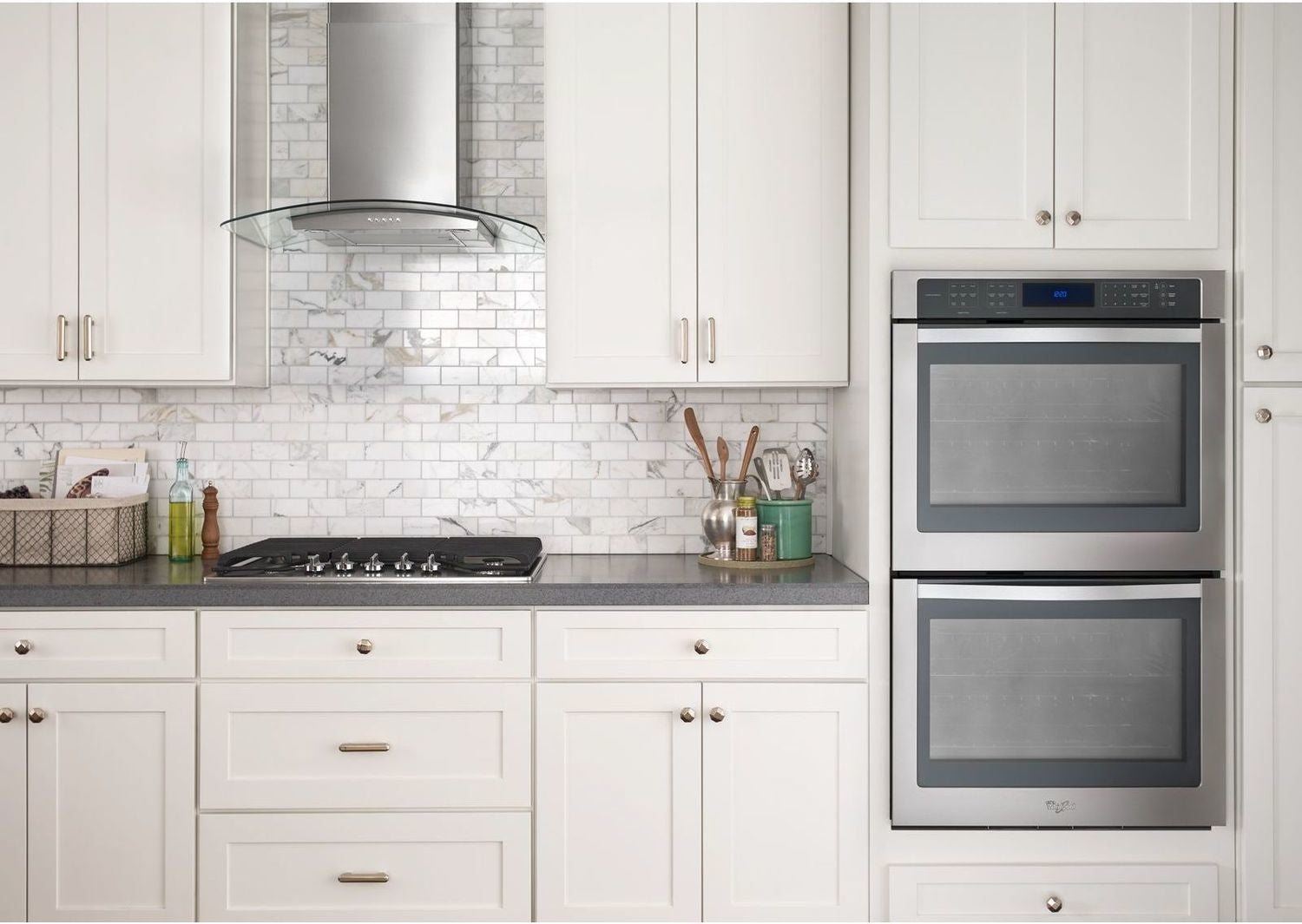 Whirlpool Stainless Steel 30" 400 CFM Wall-Mount Range Hood - WVW51UC0FS