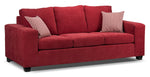 Fava Sofa, Loveseat and Chair Set - Red