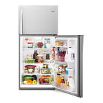 Whirlpool Monochromatic Stainless Steel Top-Freezer Refrigerator (19.2 Cu. Ft.) - WRT519SZDM