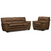 Kelleher Sofa and Chair Set - Hazelnut