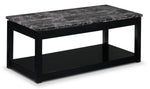 Selena Lift-Top Coffee Table - Black