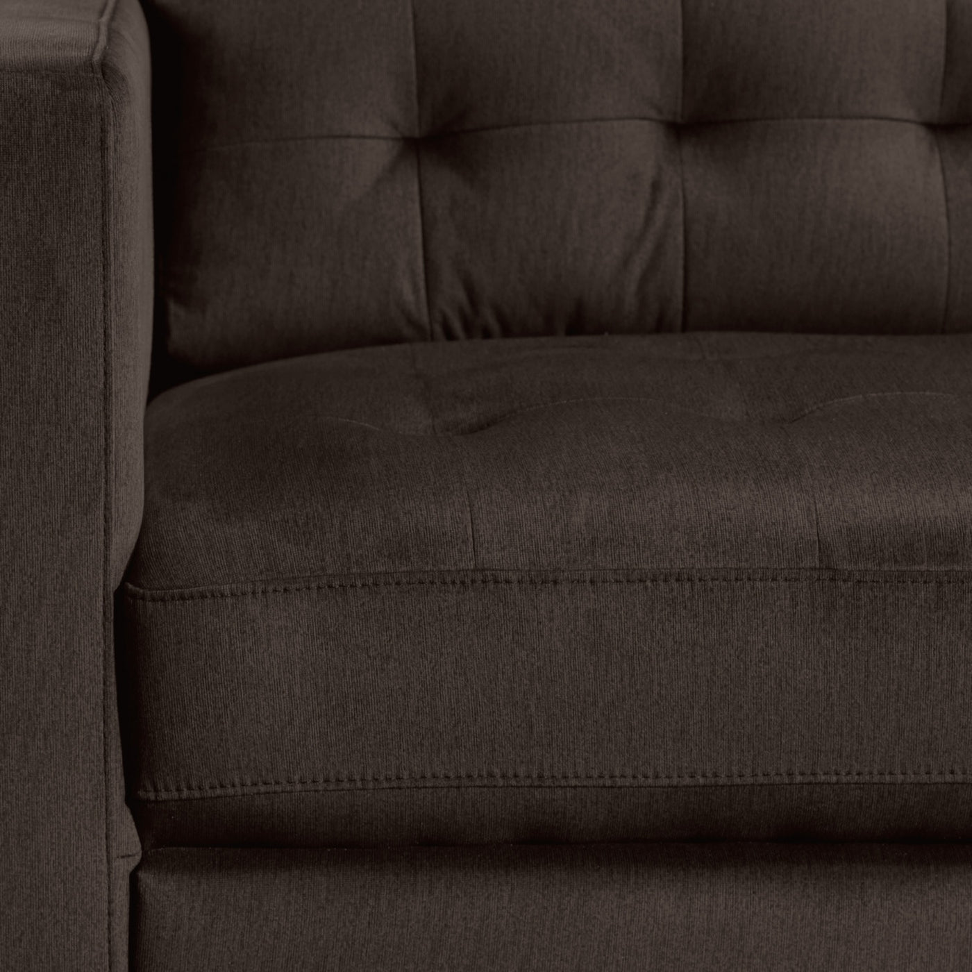 Paragon 2-Piece Sectional with Right-Facing Chaise - Dark Chocolate