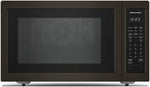 KitchenAid Black Stainless Steel Countertop Microwave (1.5 Cu. Ft.) - KMCC5015GBS