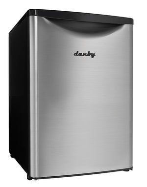 Danby Stainless Steel Compact Refrigerator (2.6 Cu. Ft.) - DAR026A2BSLDB