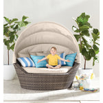 Jonathan Outdoor Patio Daybed - Beige