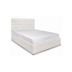 Kalasin Upholstered Platform King Bed - Cream