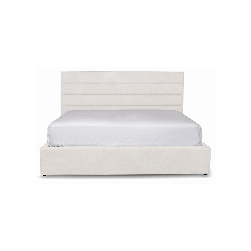 Kalasin Storage Platform King Bed - Cream