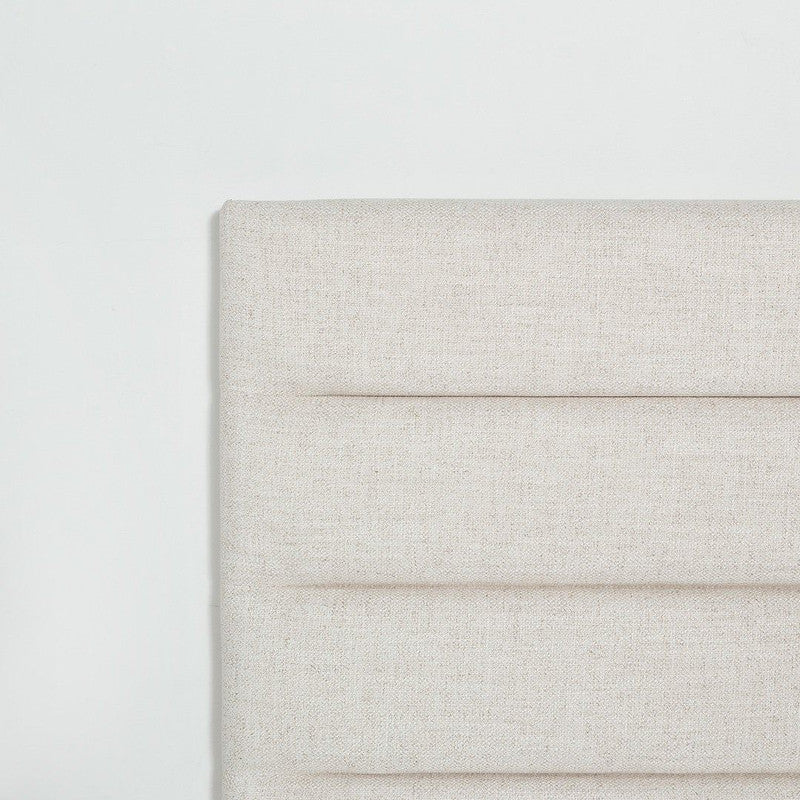 Kalasin Upholstered Platform King Bed - Cream