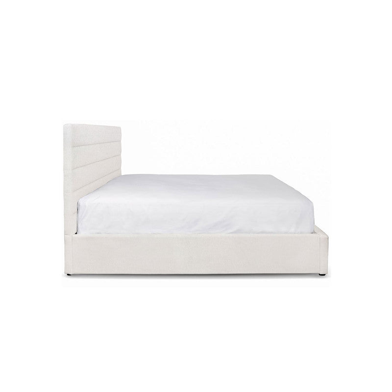 Kalasin Upholstered Platform Queen Bed - Cream