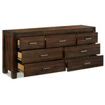 Birmingham 7 Drawer Dresser - Dark Oak