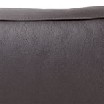 Kylie Leather Loveseat - Coffee