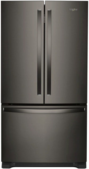 Whirlpool Black Stainless Steel French Door Refrigerator (25 Cu. Ft.) - WRF535SWHV