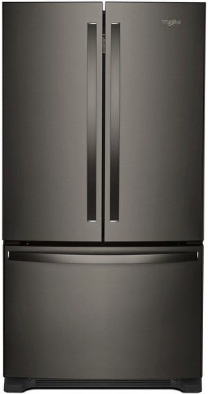 Whirlpool Black Stainless Steel French Door Refrigerator (25 Cu. Ft.) - WRF535SWHV