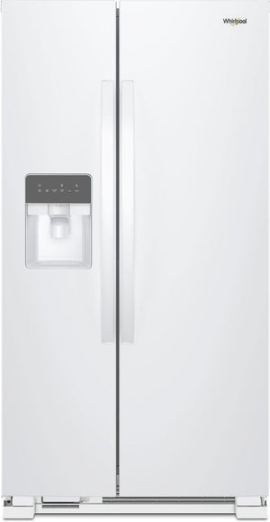 Whirlpool White Side-by-Side Refrigerator (21 Cu. Ft.) - WRS331SDHW