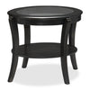 Theo End Table - Charcoal Grey
