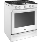 Whirlpool White Slide-In Gas True Convection Range (5.8 Cu. Ft) - WEG750H0HW