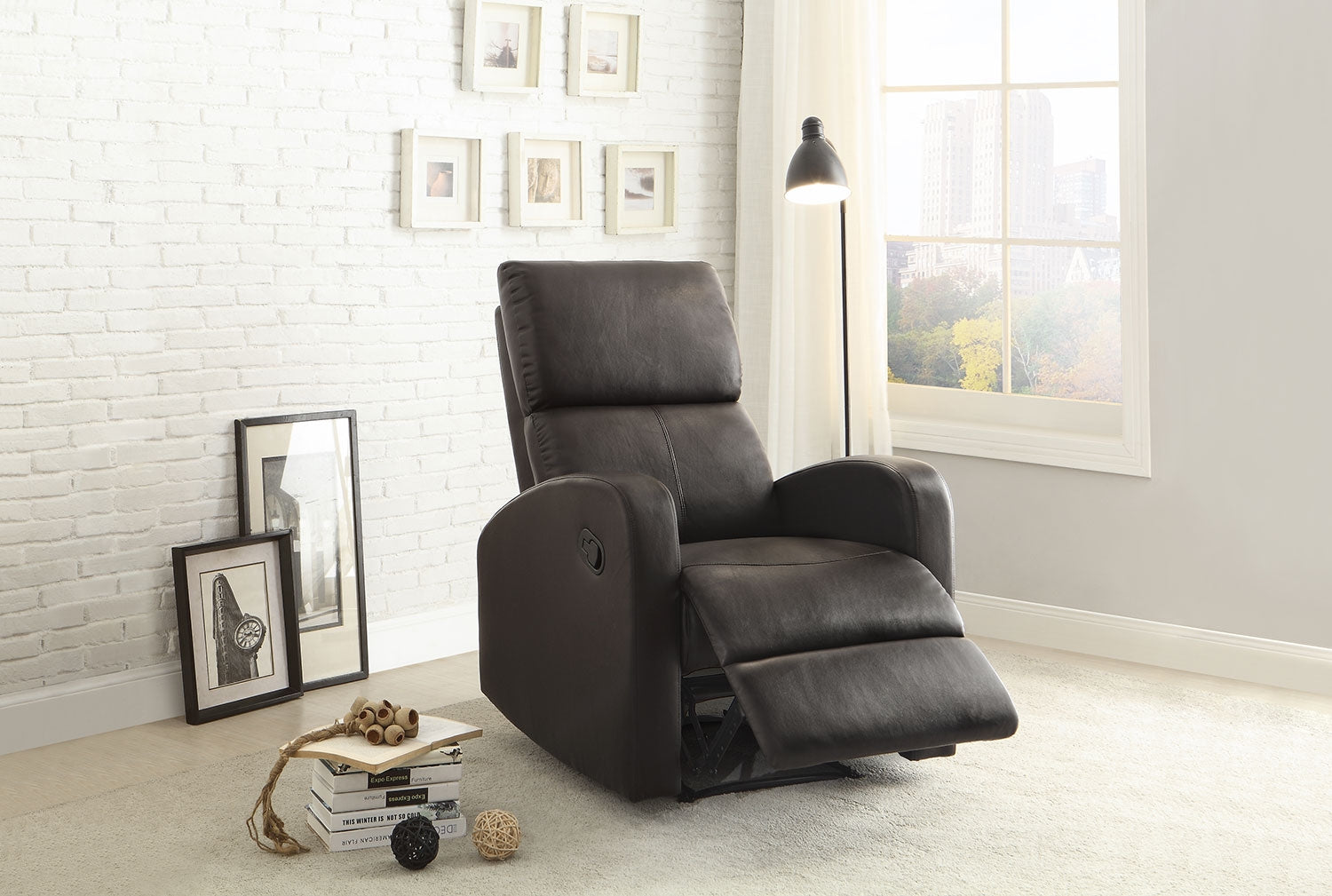 Benning Recliner - Dark Brown