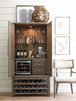 Rachael Ray Highline Bar Cabinet - Greige