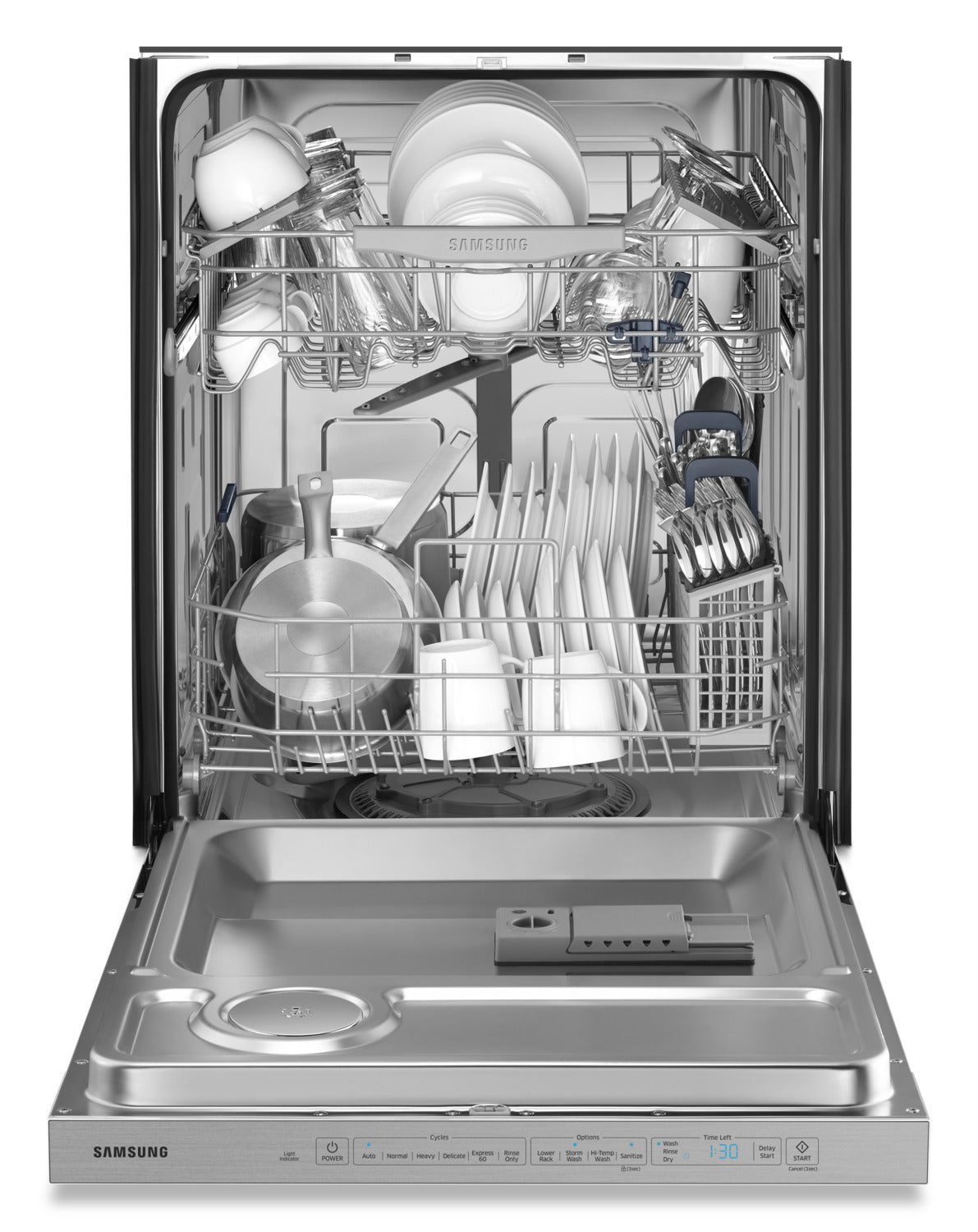 Samsung White 24" Dishwasher - DW80K5050UW/AC