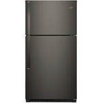 Whirlpool Black Stainless Steel Top-Freezer Refrigerator (21 Cu. Ft.) - WRT541SZHV