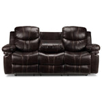 Barcelona II Reclining Sofa - Dark Brown