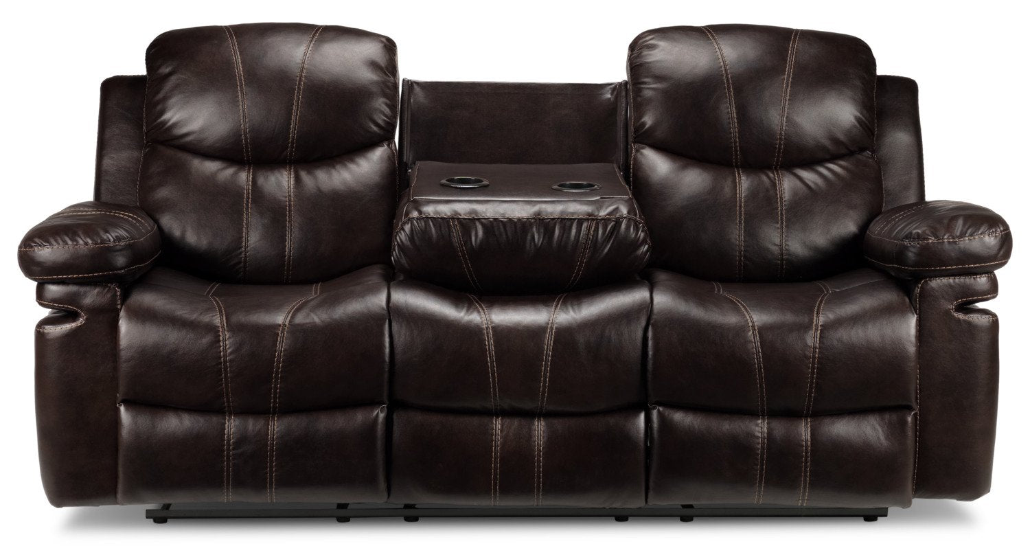 Barcelona II Reclining Sofa - Dark Brown