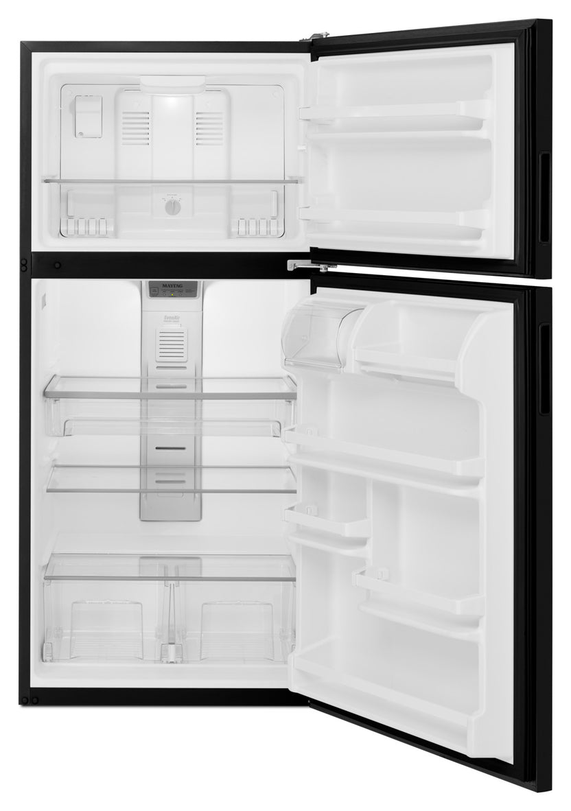 Maytag Black TopFreezer Refrigerator (18.0 Cu. Ft.) MRT118FFFE Leon's