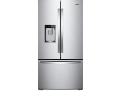 Whirlpool Stainless Steel Counter-Depth French Door Refrigerator (24 Cu. Ft.) - WRF954CIHZ