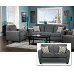 Ashby 3 Pc. Living Room Package - Grey