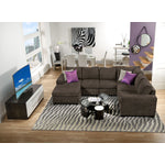 Danielle 3-Piece Sectional with Left-Facing Corner Wedge - Java