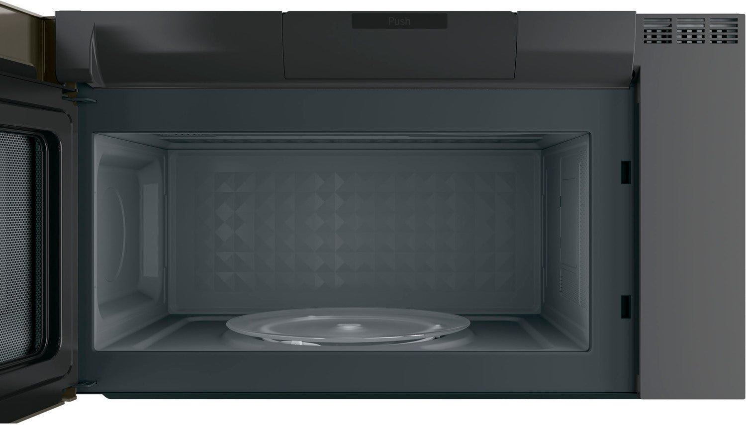 GE Profile Slate SpaceMaker Over-the-Range Microwave (2.1 Cu. Ft.) - PVM2188SLJC