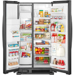 Whirlpool Black Side-by-Side Refrigerator (25 Cu. Ft.) - WRS335SDHB