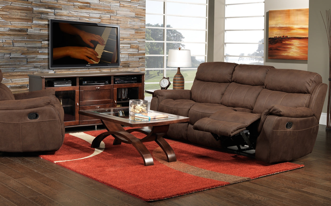 Barton Coffee Table - Chocolate