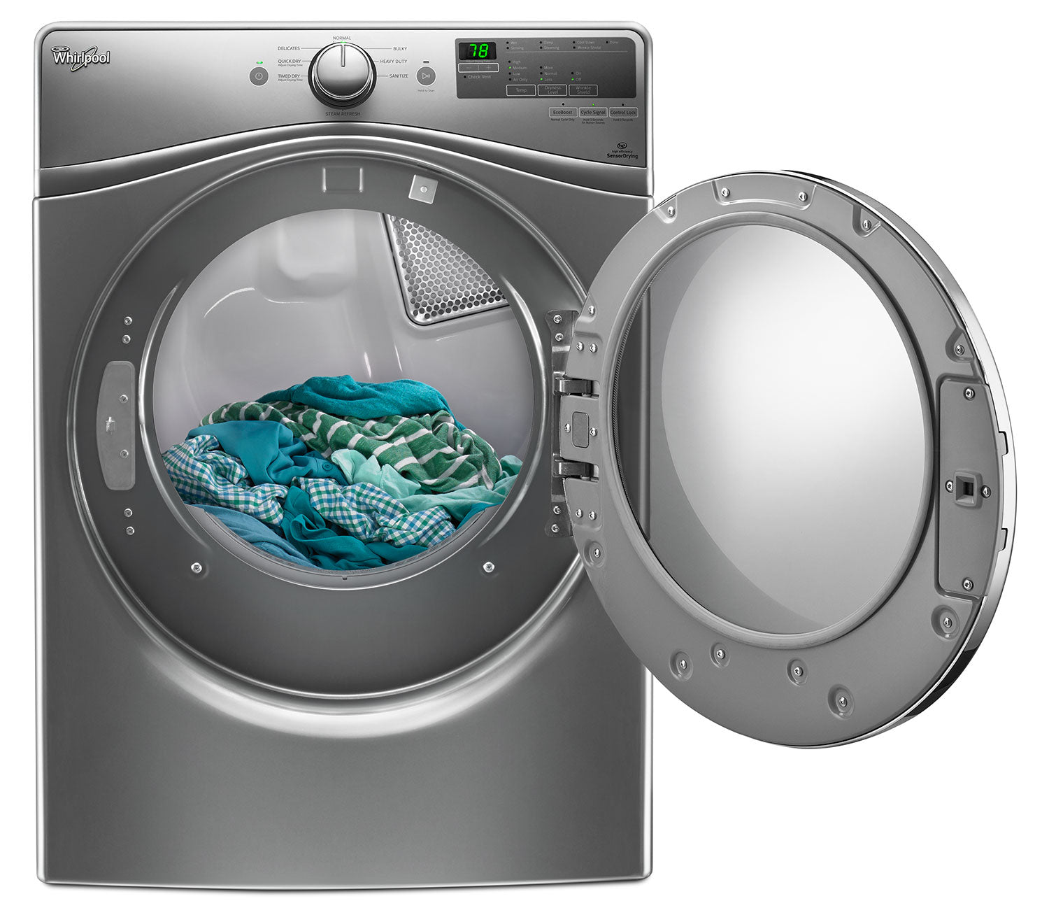 Whirlpool Chrome Shadow Gas Dryer (7.4 Cu. Ft.) - WGD85HEFC