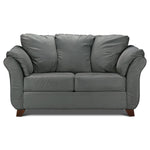 Collier Sofa and Loveseat Set - Dark Grey