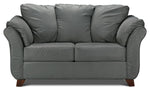 Collier Sofa and Loveseat Set - Dark Grey