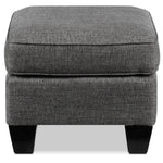 Drake Ottoman - Grey