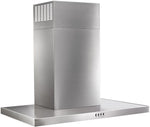 Whirlpool Stainless Steel 30" 400 CFM Wall-Mount Range Hood - WVW57UC0FS